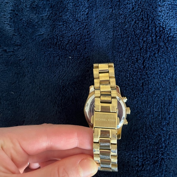 Michael Kors Gold Chronograph Watch with Stainless Steel Bracelet - Picture 9 of 9